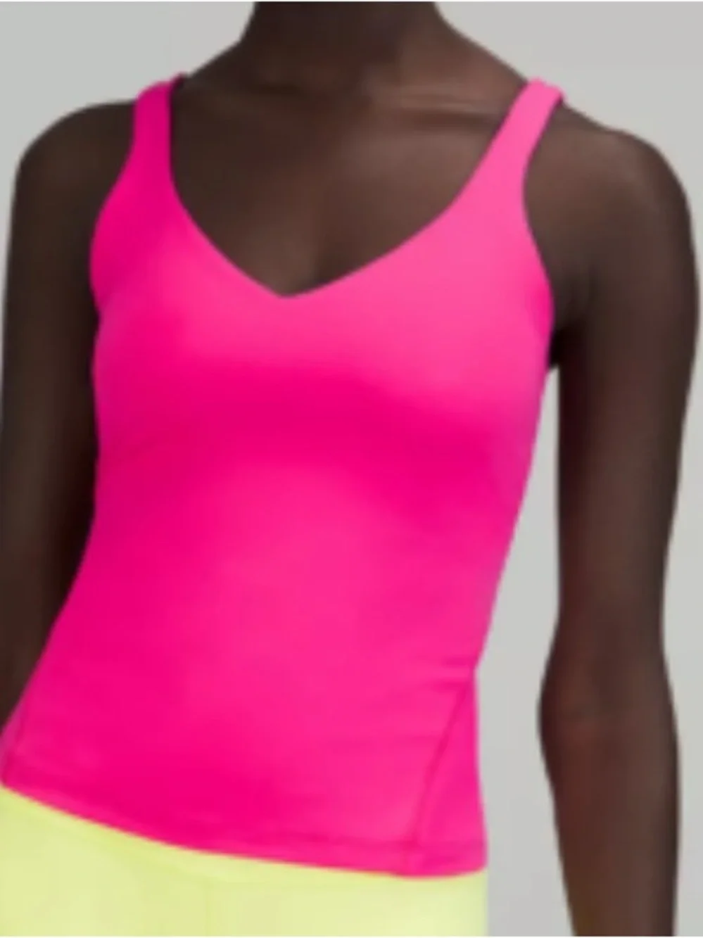 NWT Lululemon Align Waist-Length Tank Top Sonic Pink size 6